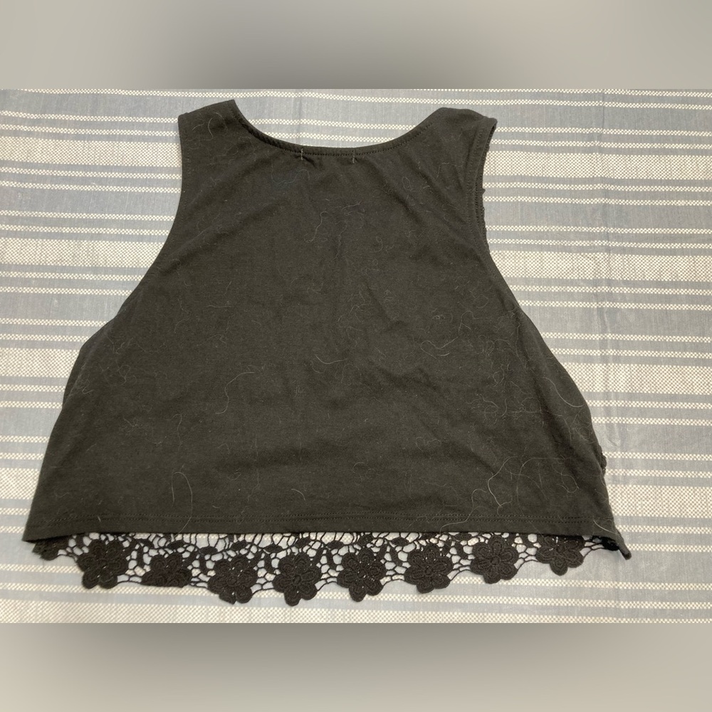 💛TODAY***$15***Active black lace crop top. - Picture 5 of 5
